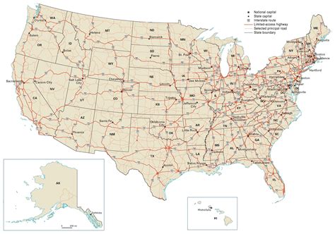 us road map states